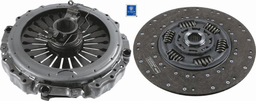 SACHS 3 400 700 357 - Clutch Kit autospares.lv