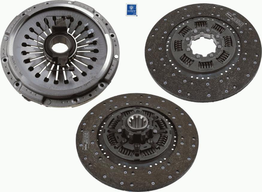 SACHS 3 400 700 325 - Clutch Kit autospares.lv