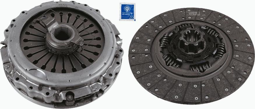 SACHS 3400 700 703 - Clutch Kit autospares.lv