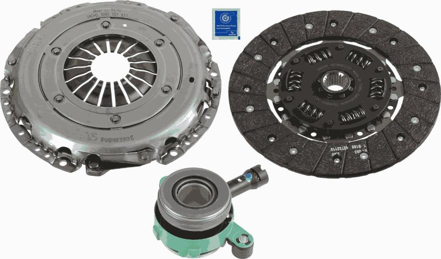 SACHS 3000 990 401 - Clutch Kit autospares.lv