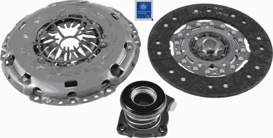 SACHS 3000 990 402 - Clutch Kit autospares.lv