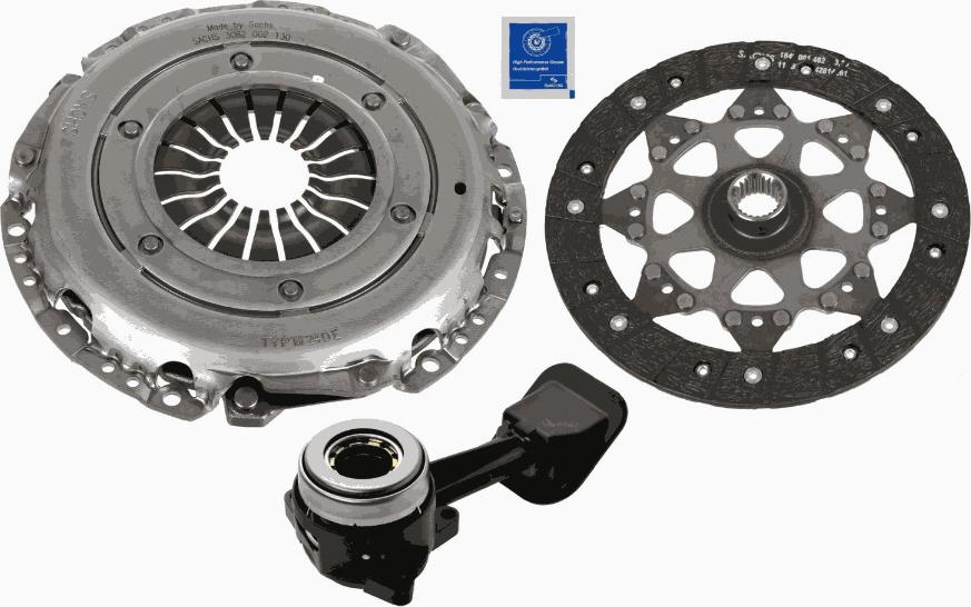 SACHS 3000 990 414 - Clutch Kit autospares.lv