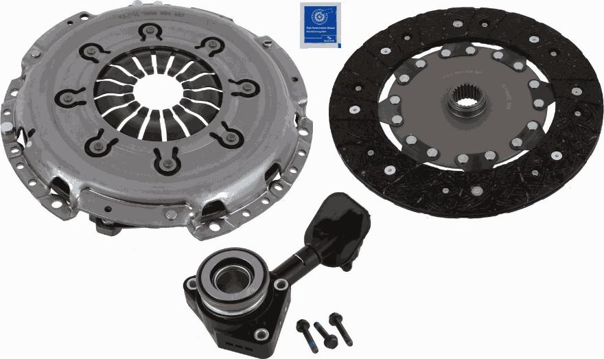 SACHS 3000 990 487 - Clutch Kit autospares.lv