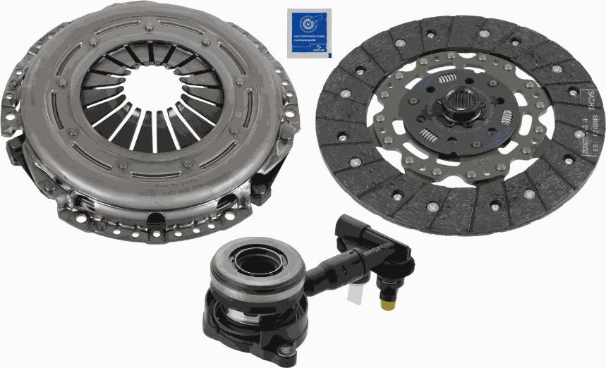 SACHS 3000 990 422 - Clutch Kit autospares.lv