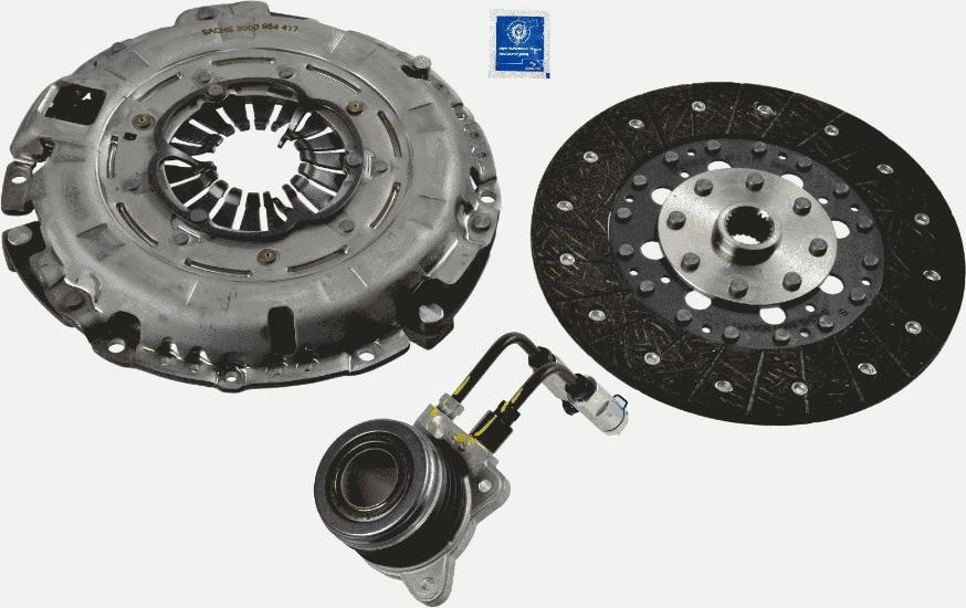 SACHS 3000 990 543 - Clutch Kit autospares.lv