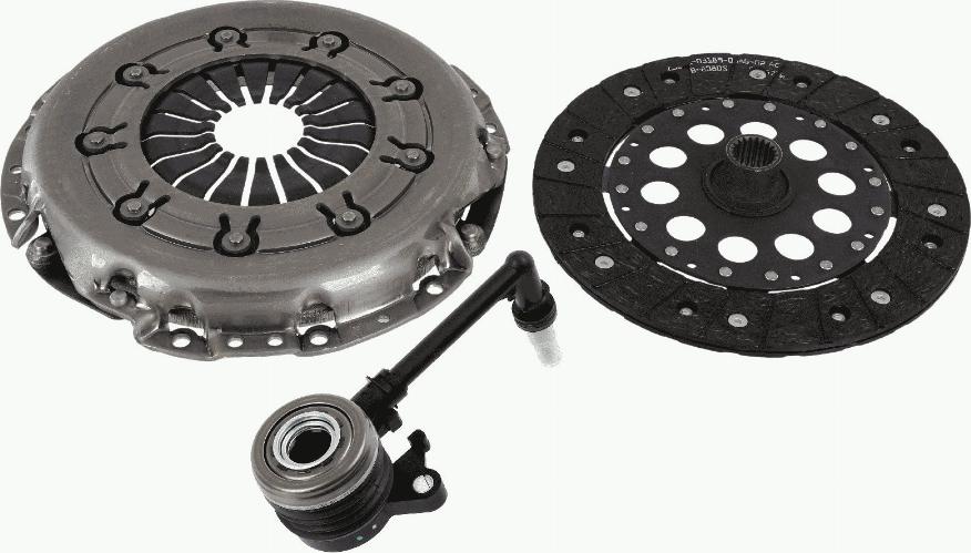 SACHS 3000 990 555 - Clutch Kit autospares.lv