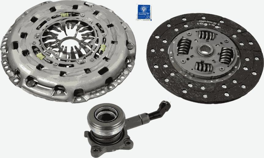 SACHS 3000 990 517 - Clutch Kit autospares.lv