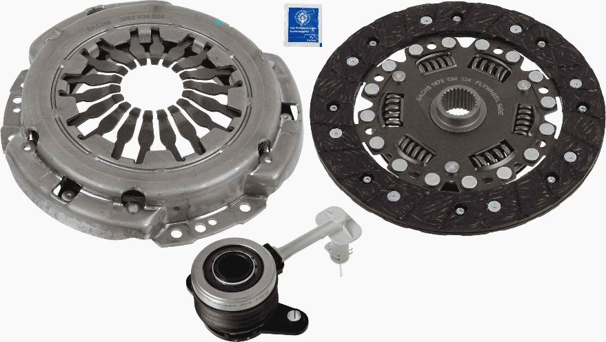 SACHS 3000 990 587 - Clutch Kit autospares.lv