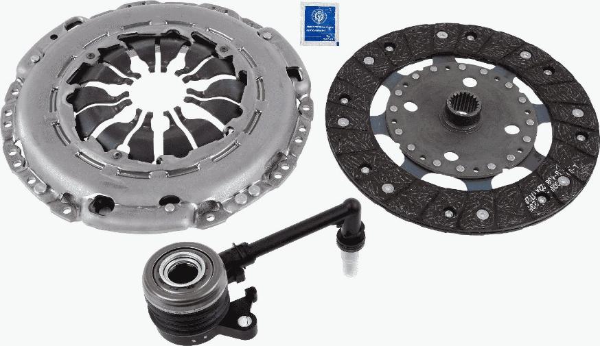 SACHS 3000 990 534 - Clutch Kit autospares.lv