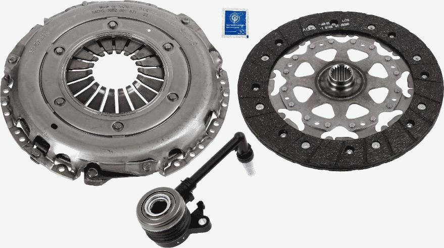 SACHS 3000 990 576 - Clutch Kit autospares.lv