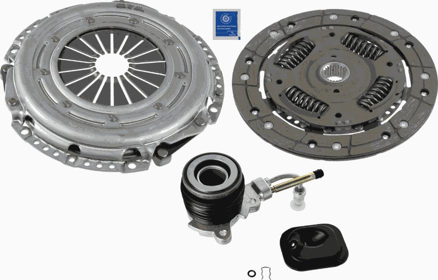 SACHS 3000 990 004 - Clutch Kit autospares.lv