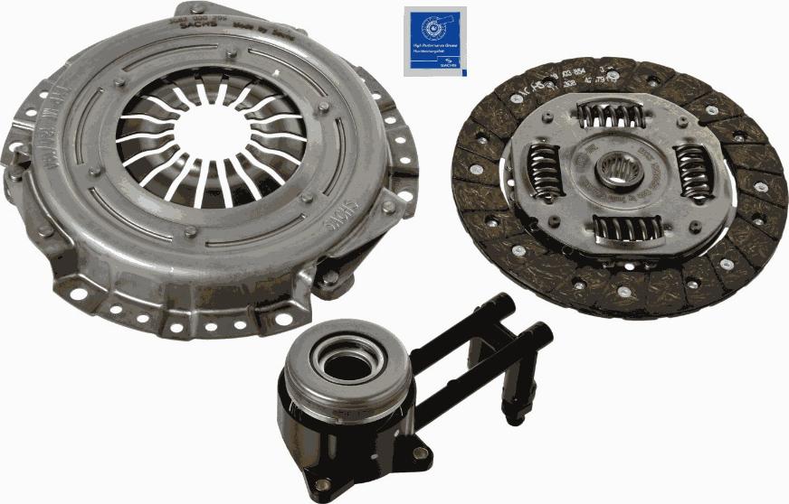 SACHS 3000 990 085 - Clutch Kit autospares.lv