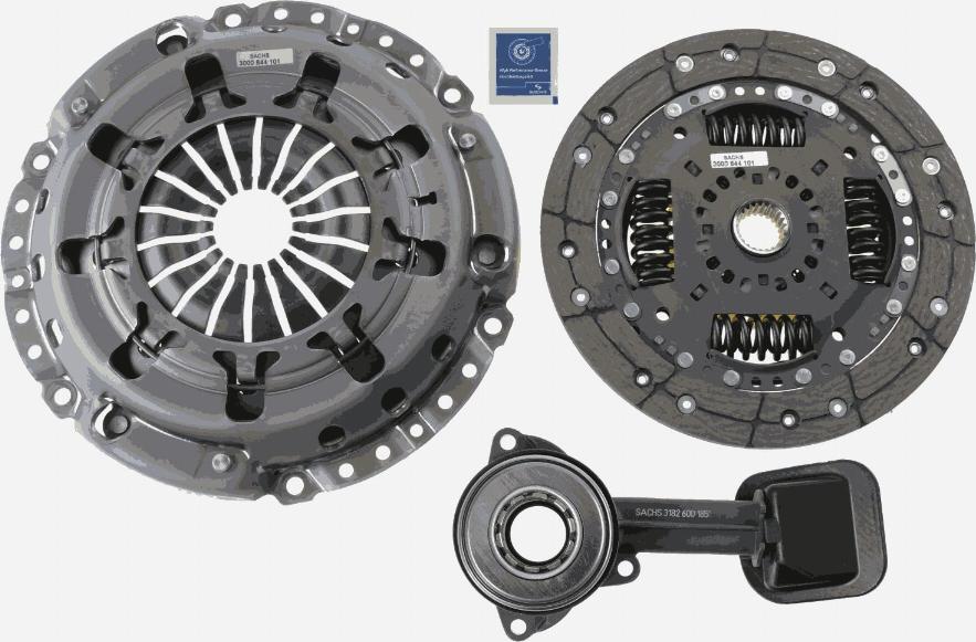 SACHS 3000 990 025 - Clutch Kit autospares.lv