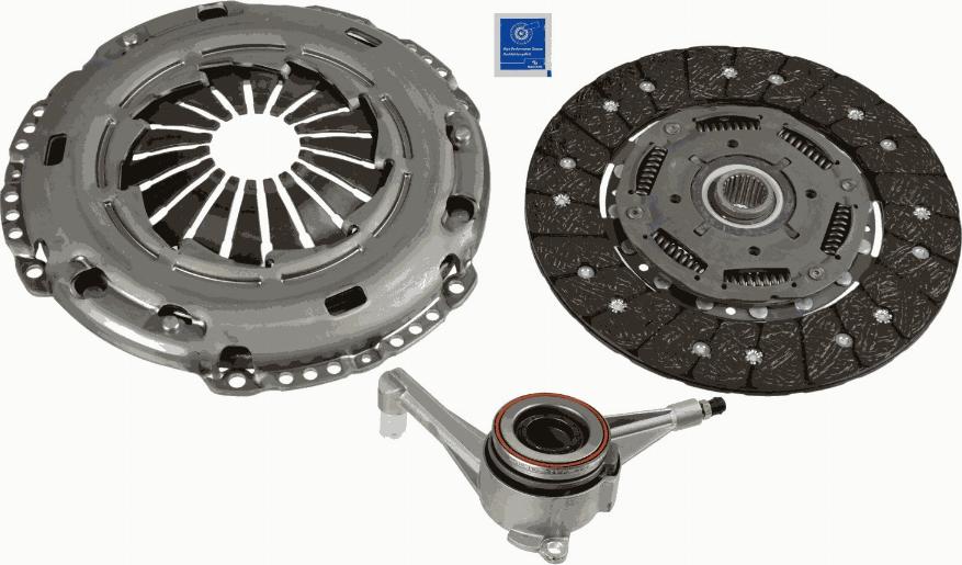 SACHS 3000 990 020 - Clutch Kit autospares.lv