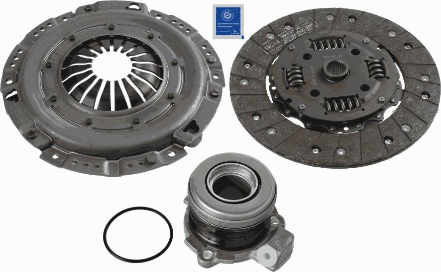 SACHS 3000 990 143 - Clutch Kit autospares.lv