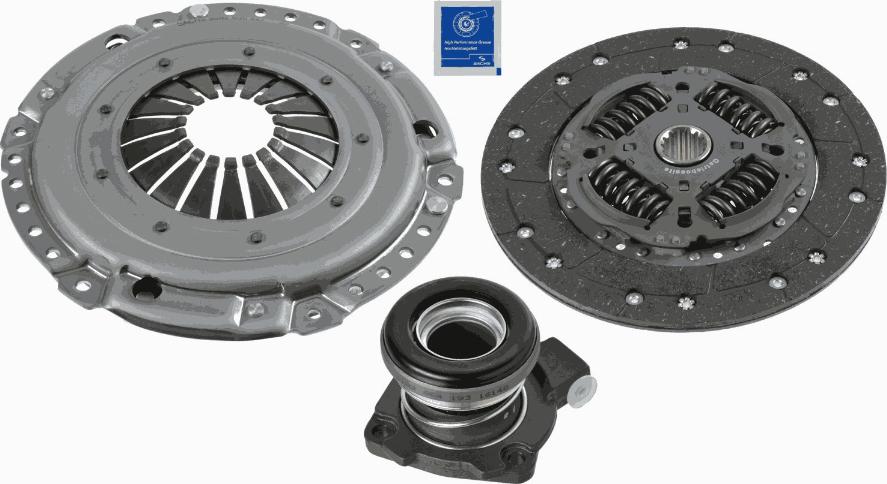 SACHS 3000 990 150 - Clutch Kit autospares.lv