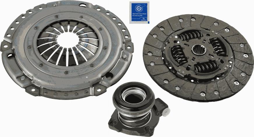 SACHS 3000 990 117 - Clutch Kit autospares.lv