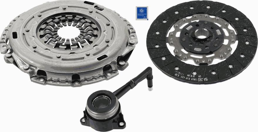 SACHS 3000 990 344 - Clutch Kit autospares.lv