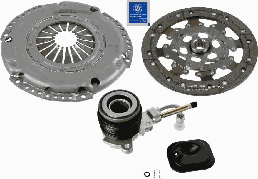 SACHS 3000 990 354 - Clutch Kit autospares.lv