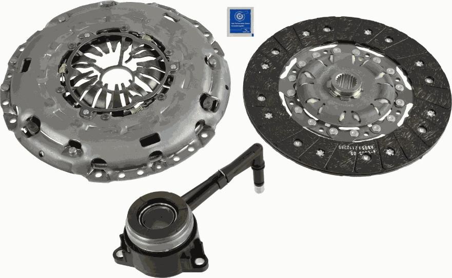 SACHS 3000 990 318 - Clutch Kit autospares.lv