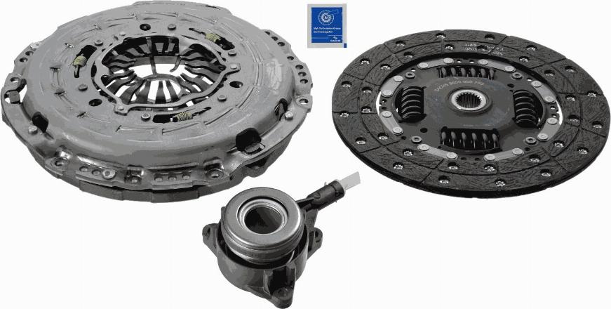 SACHS 3000 990 380 - Clutch Kit autospares.lv