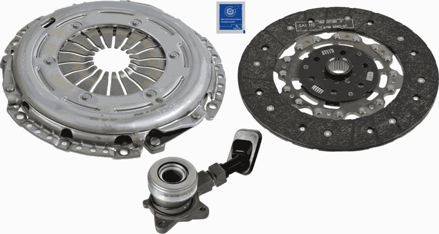 SACHS 3000 990 296 - Clutch Kit autospares.lv