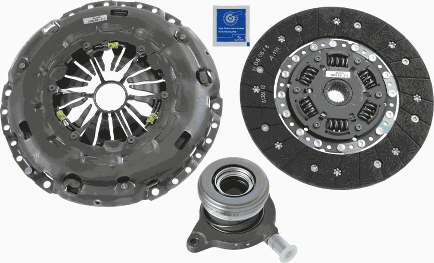 SACHS 3000 990 242 - Clutch Kit autospares.lv