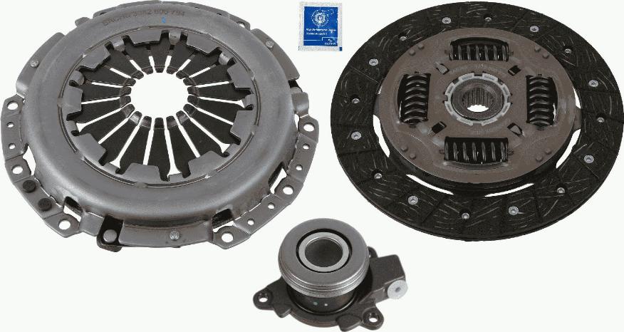 SACHS 3000 990 256 - Clutch Kit autospares.lv