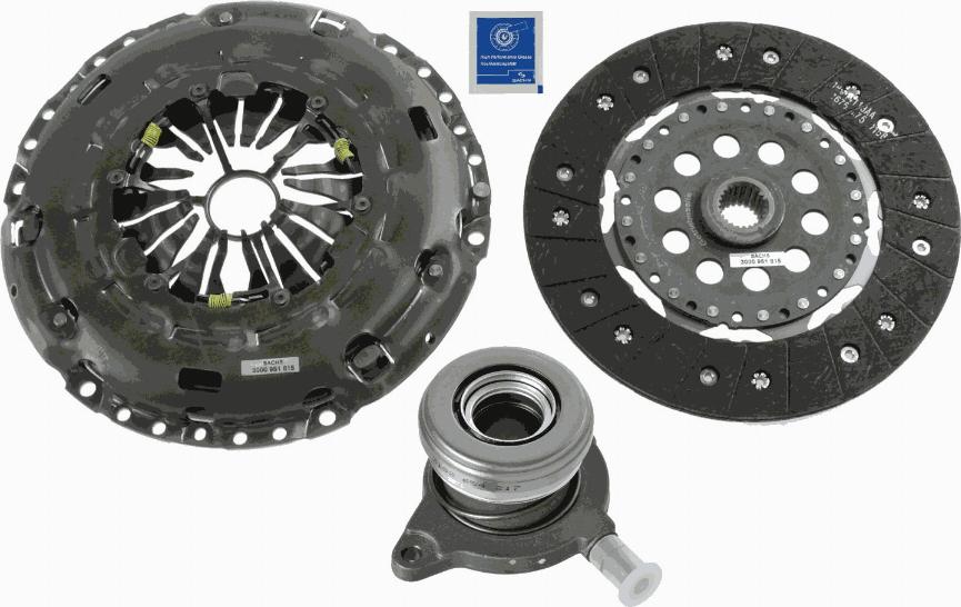 SACHS 3000 990 250 - Clutch Kit autospares.lv