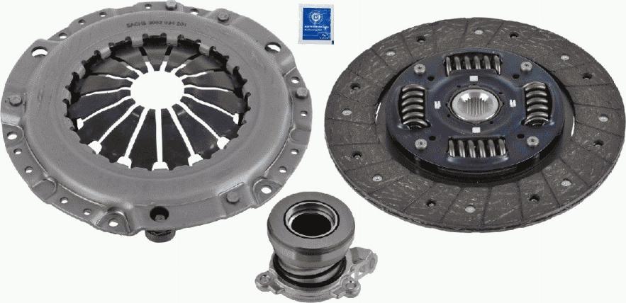 SACHS 3000 990 289 - Clutch Kit autospares.lv