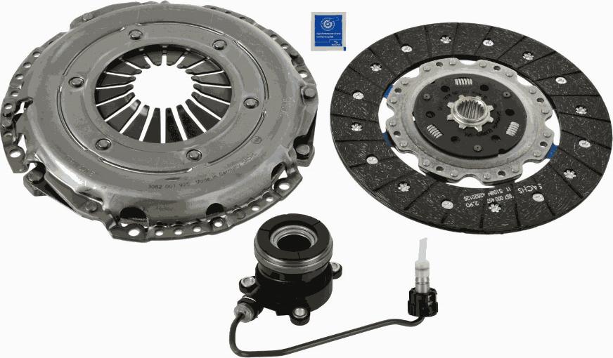 SACHS 3000 990 282 - Clutch Kit autospares.lv