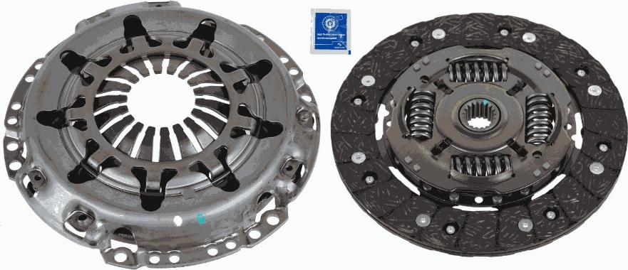 SACHS 3000 954 477 - Clutch Kit autospares.lv