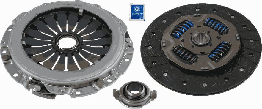 SACHS 3000 954 065 - Clutch Kit autospares.lv