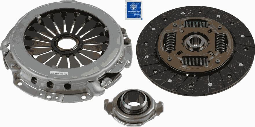 SACHS 3000 954 066 - Clutch Kit autospares.lv