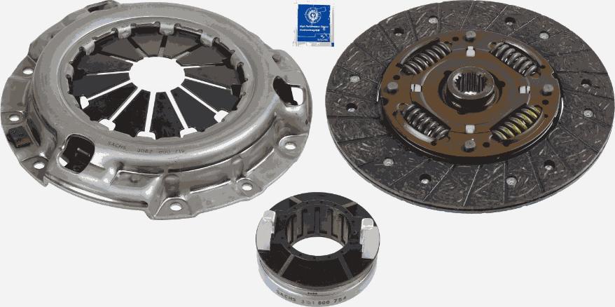 SACHS 3000 954 029 - Clutch Kit autospares.lv