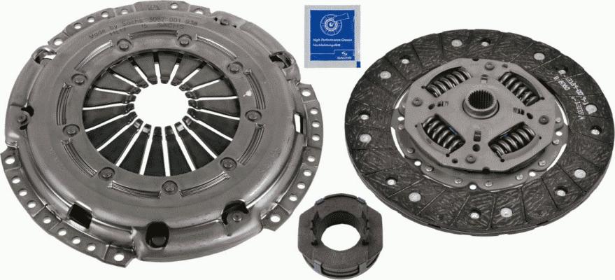 SACHS 3000 950 956 - Clutch Kit autospares.lv