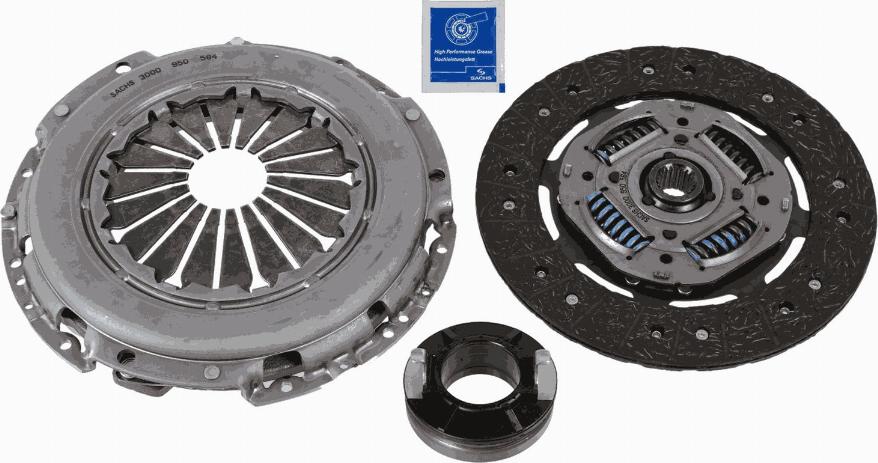 SACHS 3000 950 564 - Clutch Kit autospares.lv