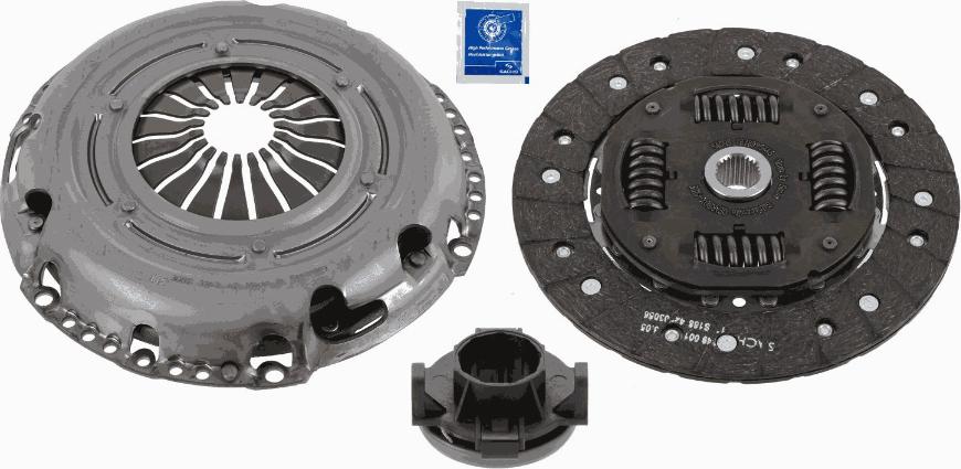 SACHS 3000 950 601 - Clutch Kit autospares.lv