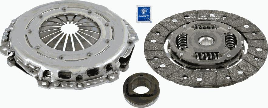 SACHS 3000 950 061 - Clutch Kit autospares.lv