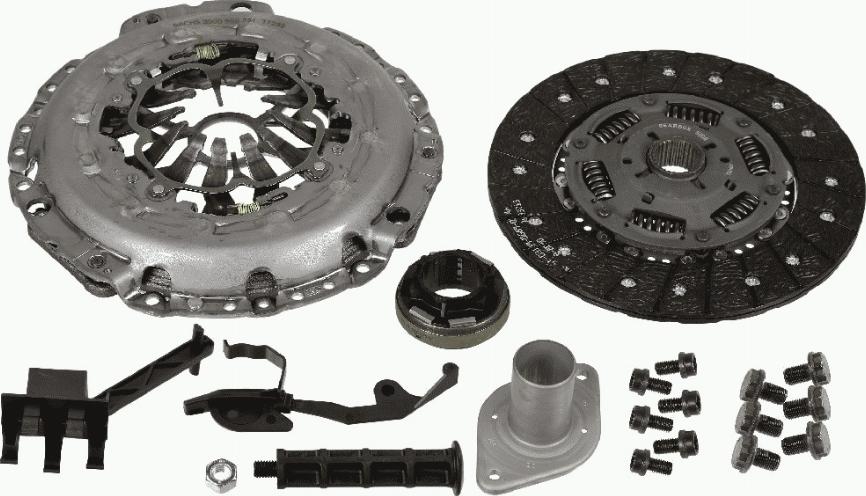 SACHS 3000 950 751 - Clutch Kit autospares.lv