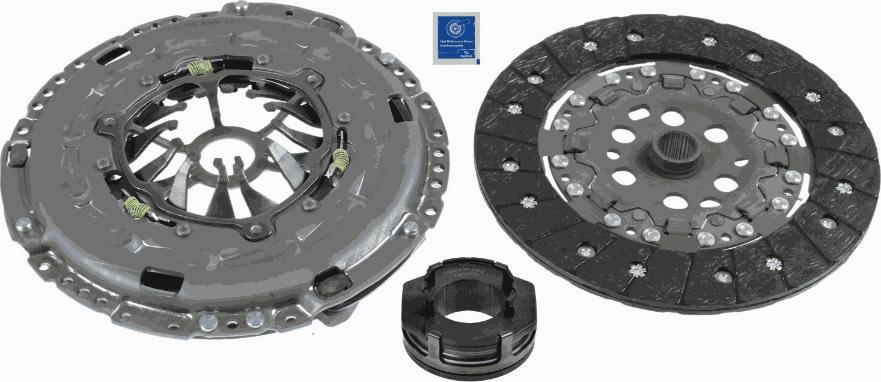 SACHS 3000 950 781 - Clutch Kit autospares.lv