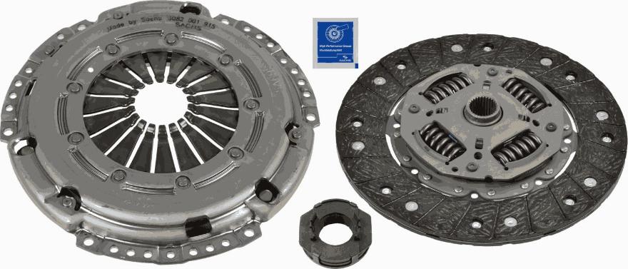 SACHS 3000 950 734 - Clutch Kit autospares.lv