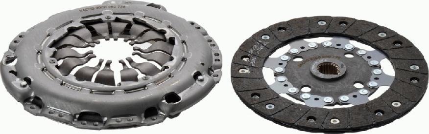 SACHS 3000 950 738 - Clutch Kit autospares.lv