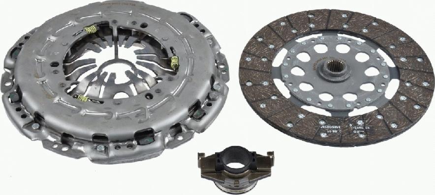 SACHS 3000 950 728 - Clutch Kit autospares.lv