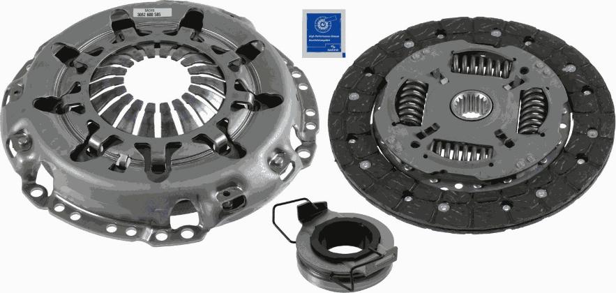 SACHS 3000 951 992 - Clutch Kit autospares.lv