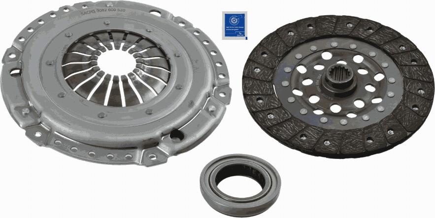 SACHS 3000 951 903 - Clutch Kit autospares.lv