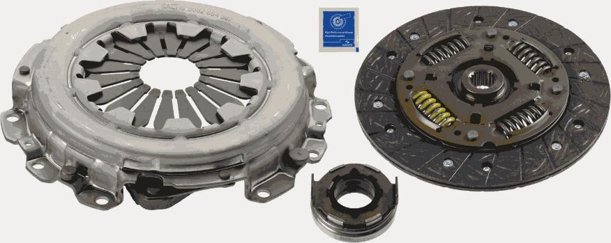 SACHS 3000 951 463 - Clutch Kit autospares.lv