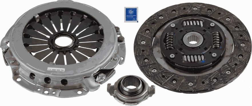 SACHS 3000 951 439 - Clutch Kit autospares.lv