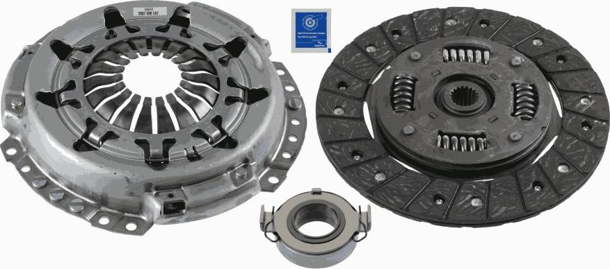 SACHS 3000 951 433 - Clutch Kit autospares.lv