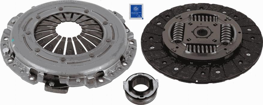 SACHS 3000 951 598 - Clutch Kit autospares.lv